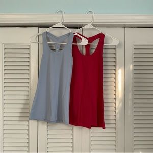 TWO Lululemon cool nulu racer back tank tops